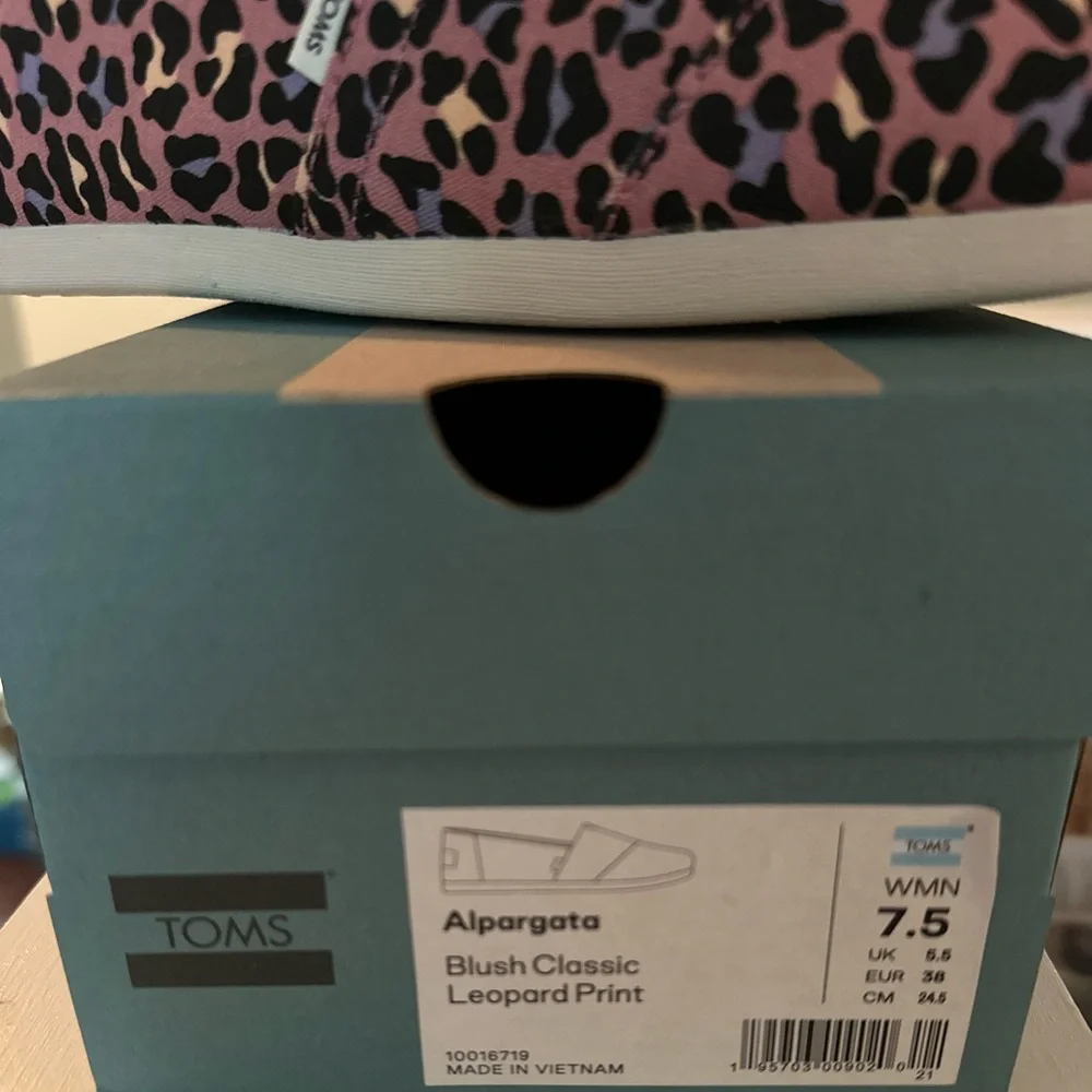 Toms Alpargata blush classic leopard print flats - Picture 5 of 5